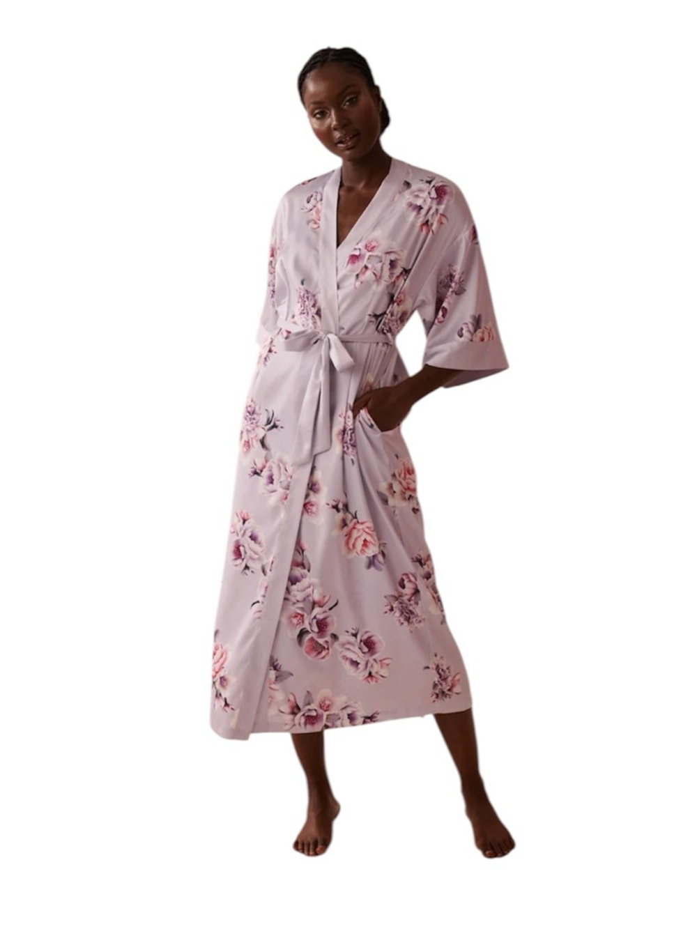 La Vie en Rose NWT LUXURY EDITION
Victorian Floral Long Satin Robe Size Medium - Picture 1 of 10